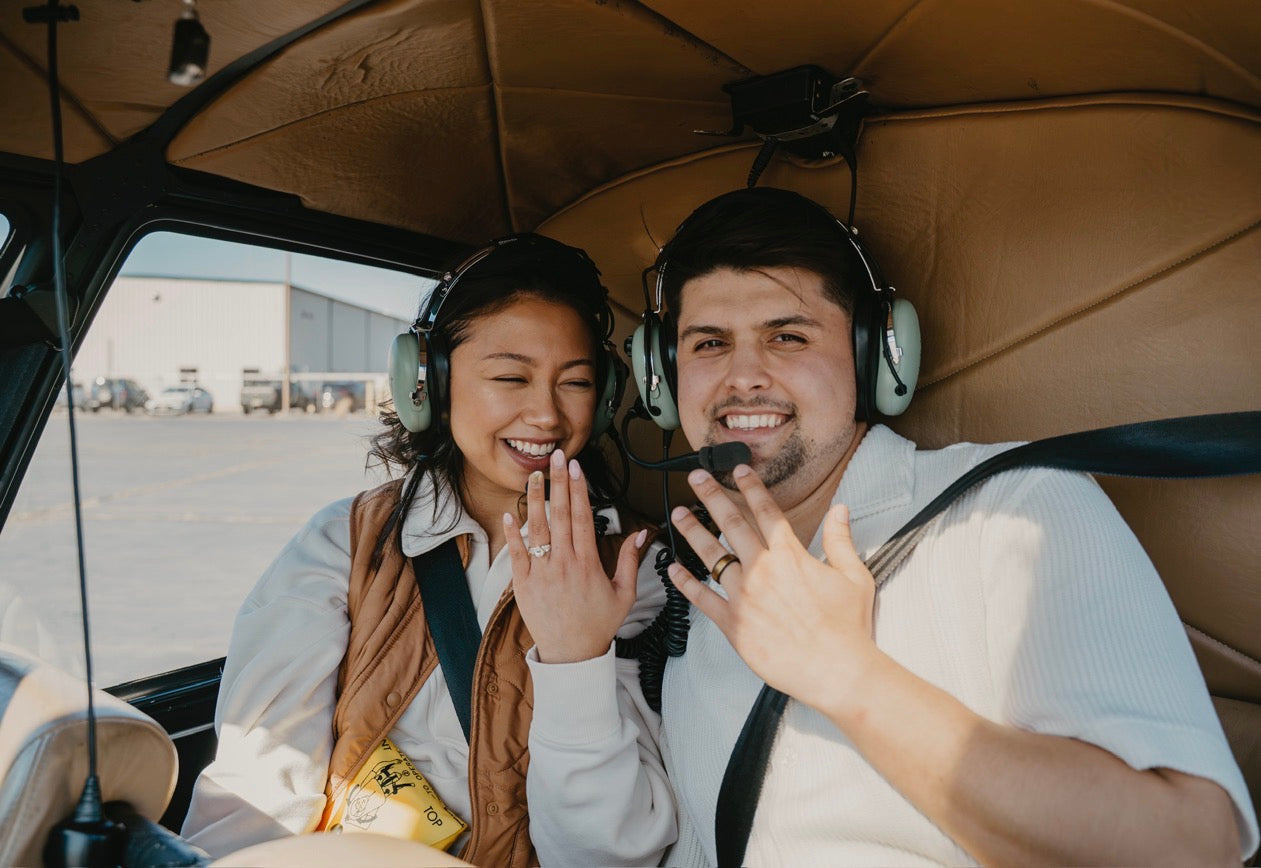 VOWS IN THE CLOUDS - (20-25 MIN) DOORS ON | Private for 2 passengers