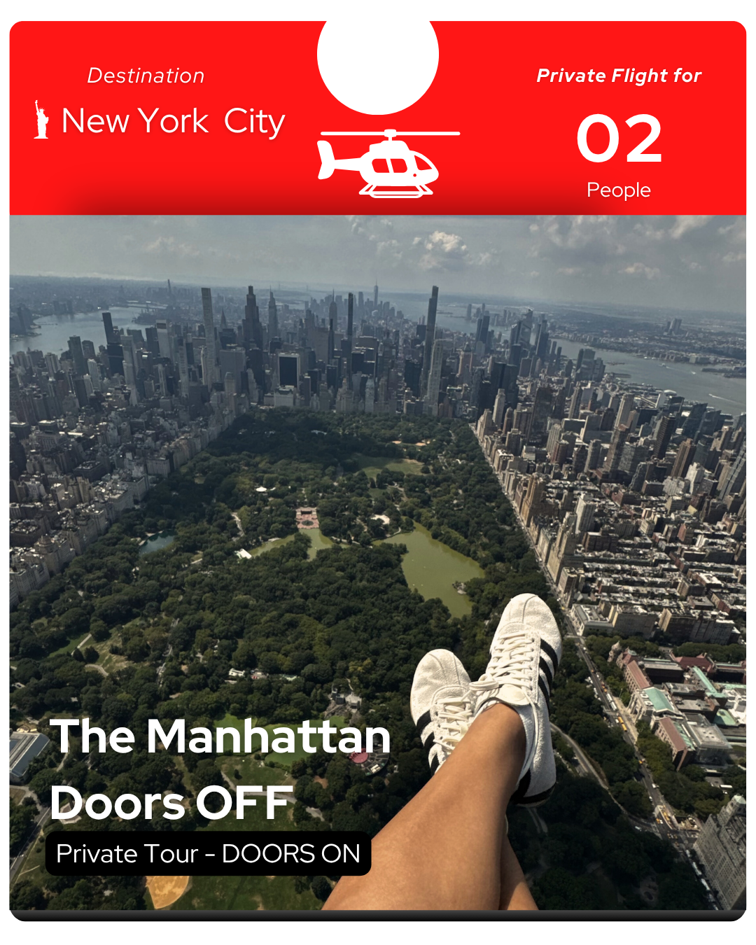 THE MANHATTAN DOORS OFF (30-35 min)