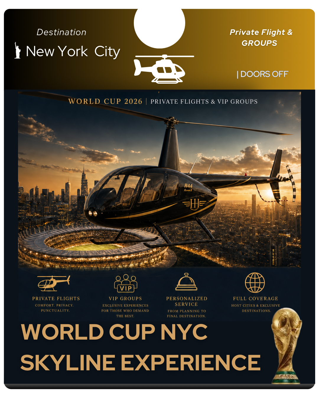 World Cup 26 NYC SKYLINE EXPERIENCE