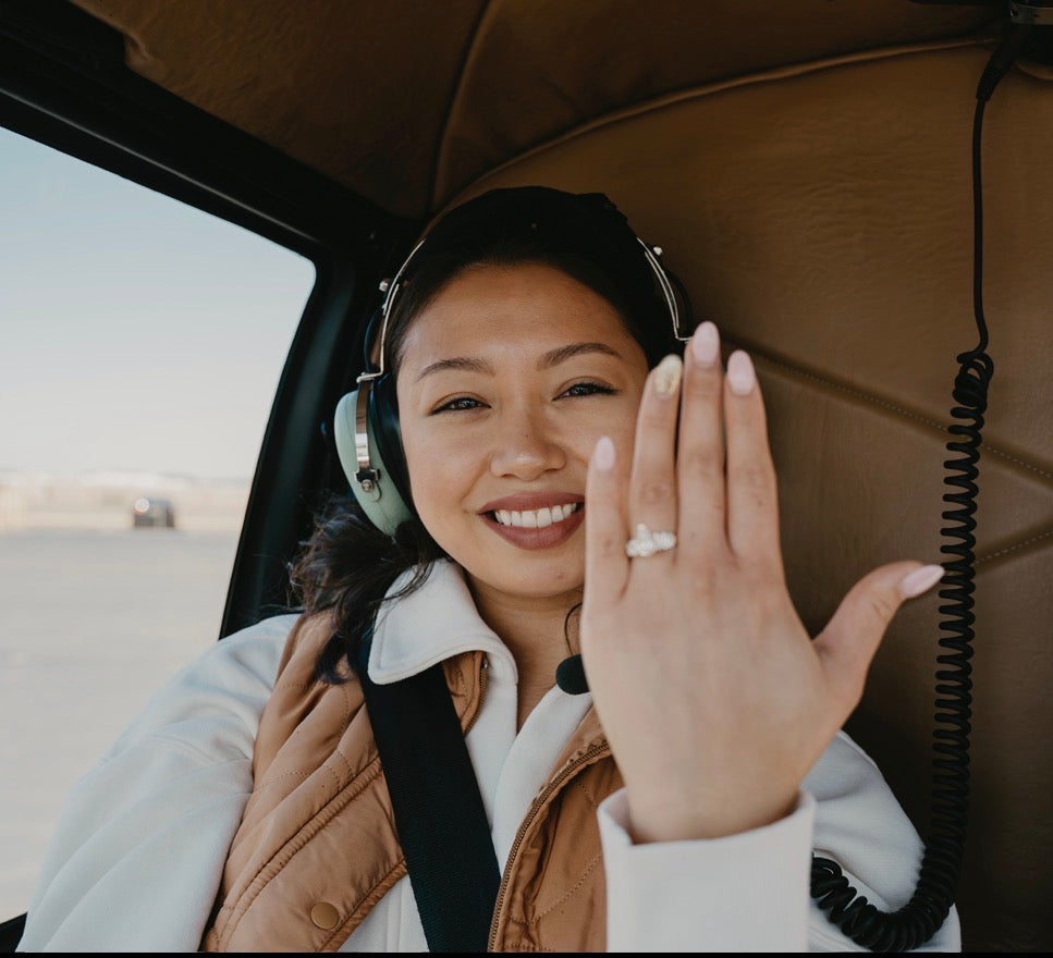 Vuelo de propuesta de matrimonio en helicóptero "Vows in the Clouds"