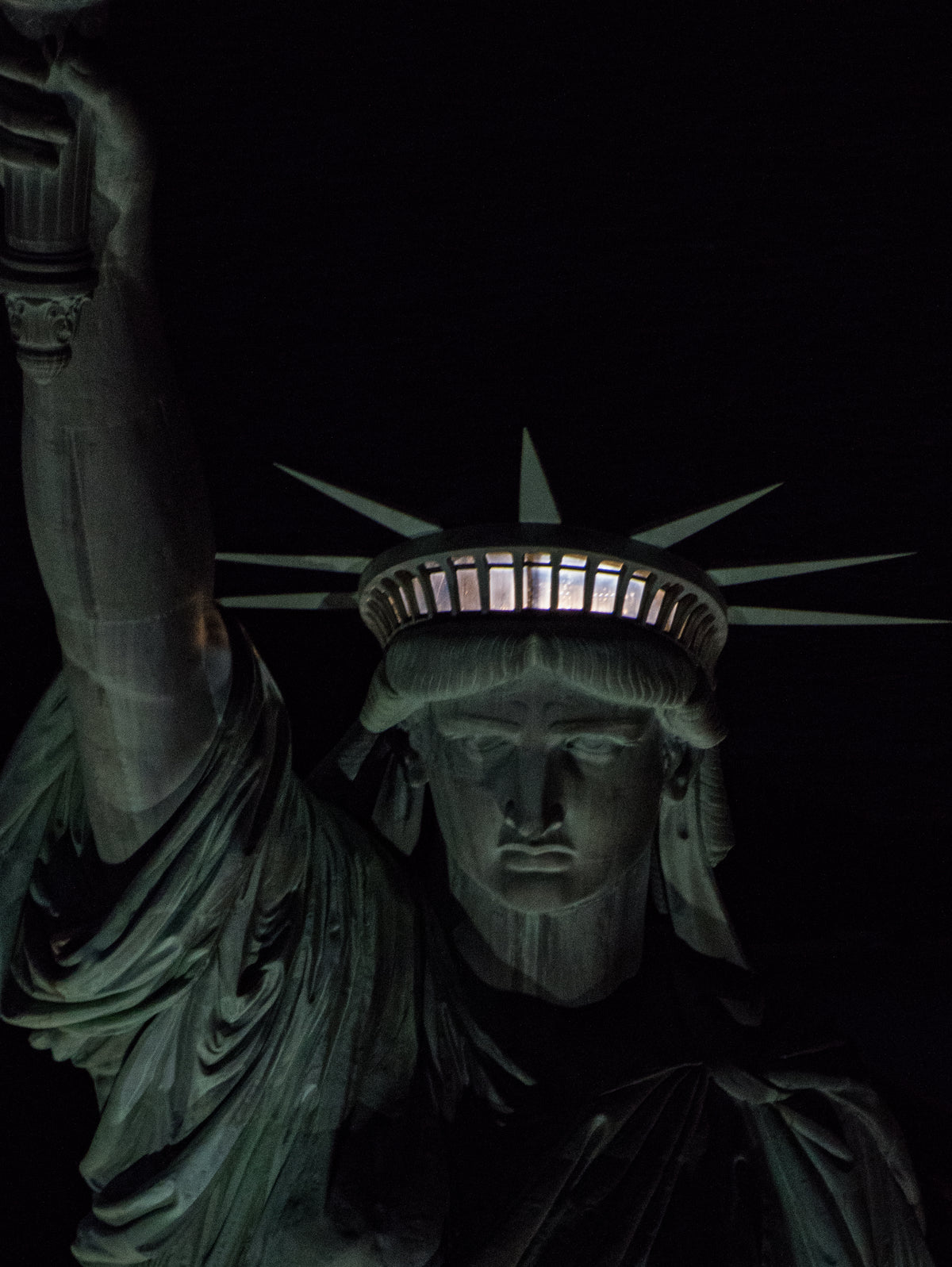 Tour privado en helicóptero por la Estatua de la Libertad sin puertas