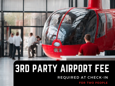 3RD PARTY AIPORT FEE - FOR TWO PEOPLE