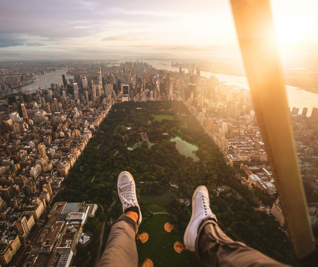 Tour privado en helicóptero por Manhattan sin puertas