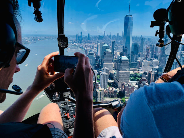 Tour privado en helicóptero VIP por Manhattan con puertas cerradas
