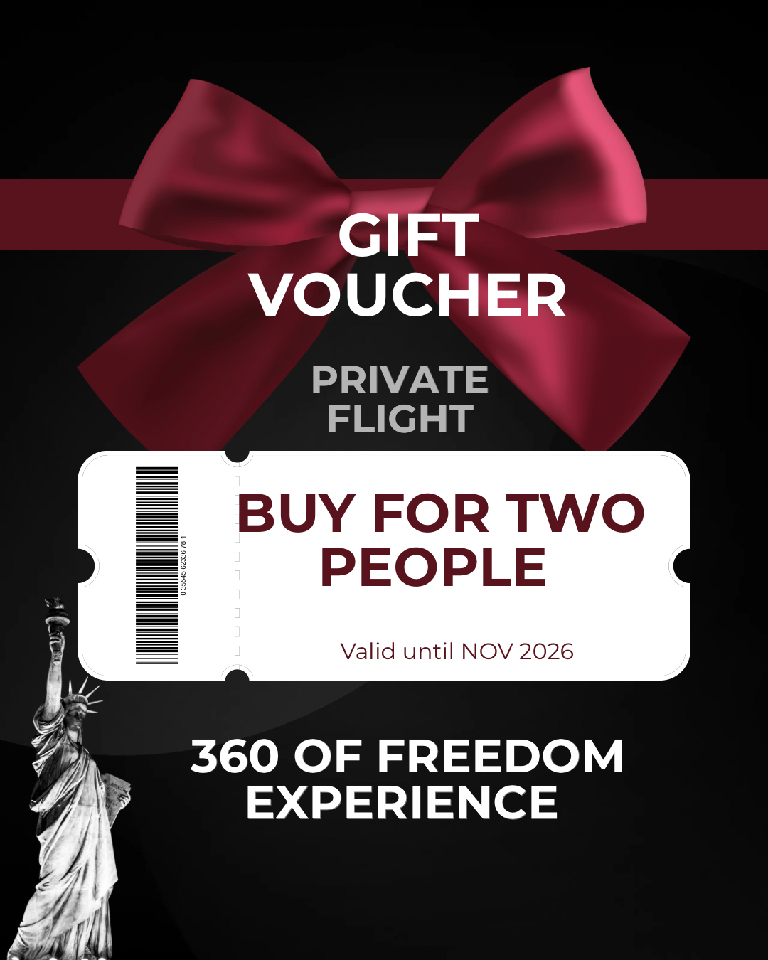 GIFT CARD - 360 OF FREEDOM EXPERIENCE (DOORS OFF)