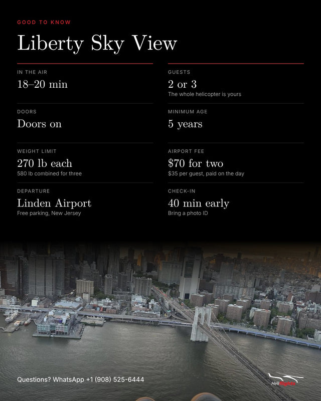 Liberty Sky View, flight details and good to know