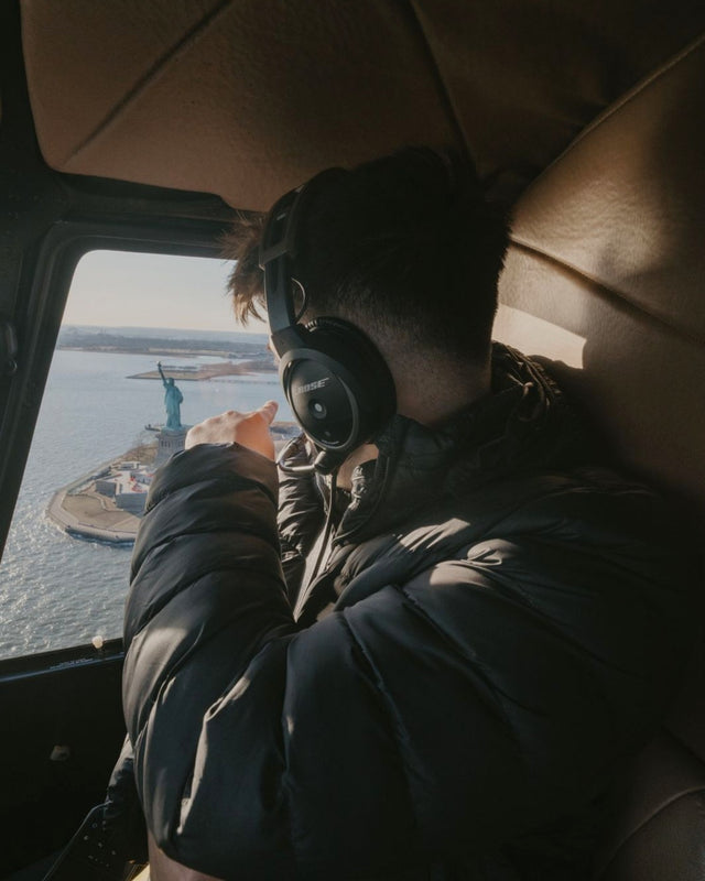 Liberty Sky View, view from the helicopter