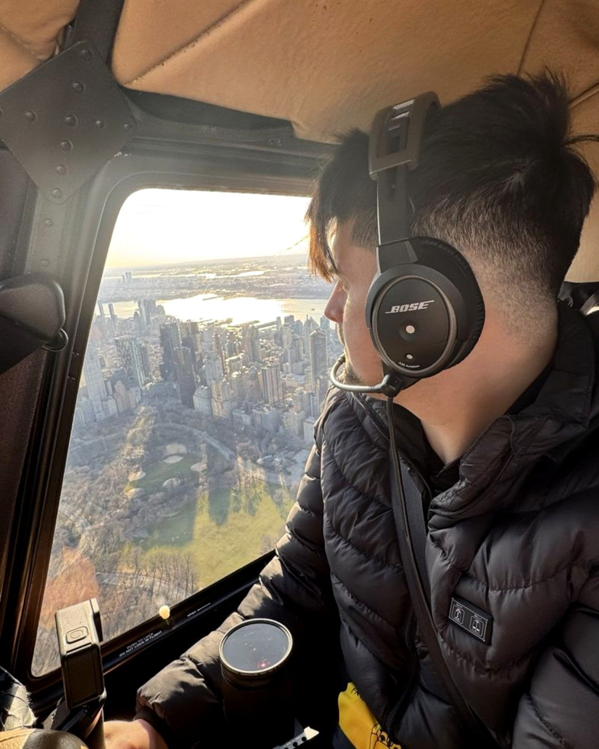The Manhattan VIP, view from the helicopter